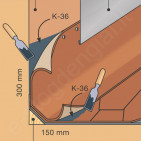 Bituminiai klijai Katepal K-36, 50366 10l, 1 vnt