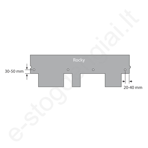 Bituminės čerpelės Katepal Rocky Dykumos ruda 10266, 3 m²/pak