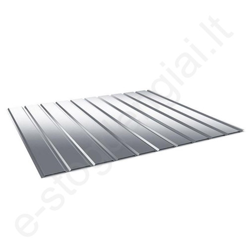 Budmat trapecinė skarda kaminui TRB-8, 0,50 mm, 1189x2000 mm (2,34 m²) Ideal-Satin, vnt