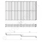 Modulinė čerpė Budmat Murano 0,50 mm, 725x1196 mm (0,798 m²) Ideal-Matt T.Antracito (534), vnt