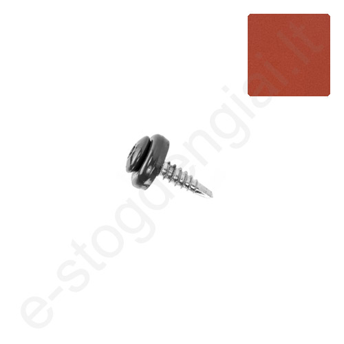 Savisriegiai į skardą TORX TX-20 4,8x20 mm Molio (RAL 8004) prie Budmat, 250 vnt