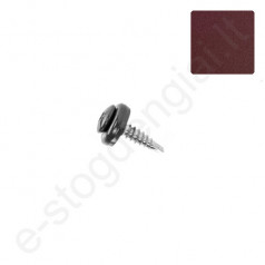 Savisriegiai į skardą TORX TX-20 4,8x20 mm Vyno (RAL 3005) prie Budmat, 250 vnt