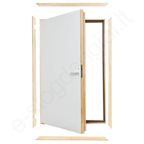 Fakro karnizinės durys DWT 60x100 cm YPATINGAI ŠILTOS, U=0,6 W/m²K