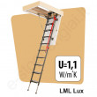 Fakro laiptai LML LUX 70x140 h=2,8m sudedami metaliniai