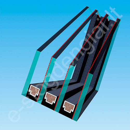 Fakro stoglangis FTT U8 55x98 PASYVUS U=0,58 W/m²K