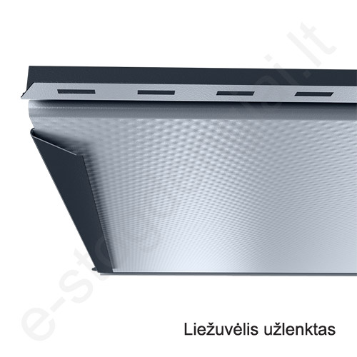 Klasikinis profilis Hanbud PHR 560 Revolution, mikrobangelės 0,50 mm, 525 mm, Matinis Crown BT SSAB, m²