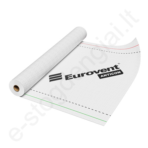 Antikondensacinė plėvelė Eurovent Anticon, 110 g/m², 75 m²/rul