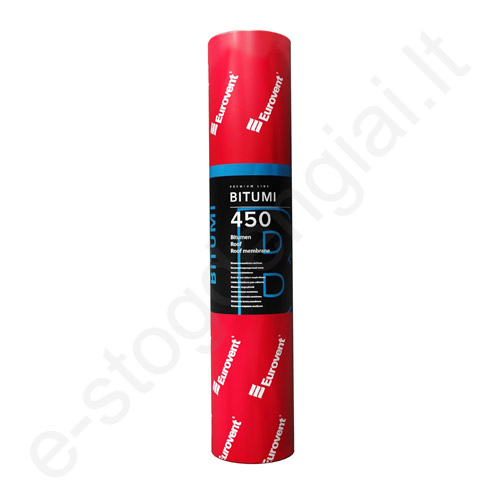 Difuzinė plėvelė Eurovent Bitumi, 450 g/m², 30 m²/rul