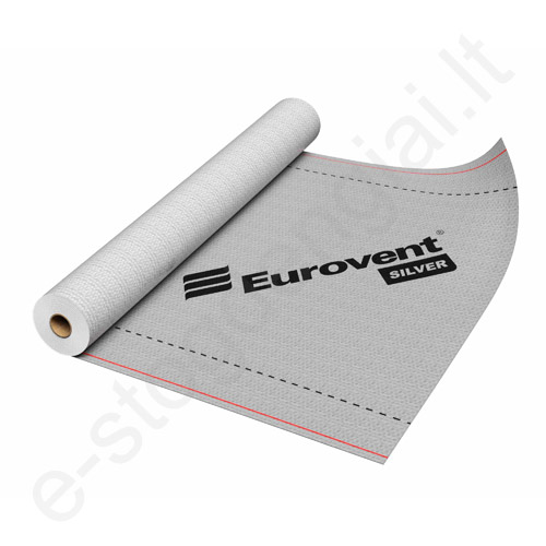 Antikondensacinė plėvelė Eurovent Silver, 90 g/m², 75 m²/rul