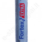 Difuzinė plėvelė Fortex Extra + 2 Tape, 3 sl, 140 g/m², 2 lipnūs kraštai, 75 m²/rul