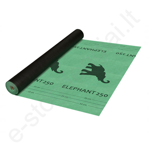 Difuzinė plėvelė Elephant 250, 3 sl, 250 g/m², 45 m²/rul