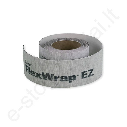 Vienpusė tampri lipni juosta Tyvek Flexwrap EZ 60 mm, 10 m/rul