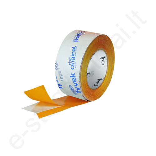 Vienpusė lipni juosta Tyvek Tape Plus, 60 mm, 25 m/rul