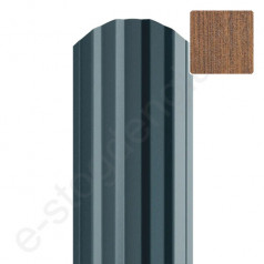 Metalinė tvoralentė Hanbud Estetic 115 mm, 0,45 mm, dvipusė, Tamsus ąžuolas (NBW 73), m