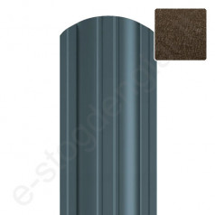 Metalinė tvoralentė Hanbud Polo, L=1350 mm, 110 mm, 0,45 mm, dvipusė, Matinė T.Ruda (RAL 8019), vnt