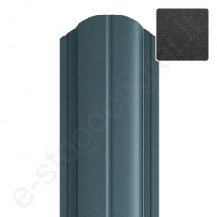 Metalinė tvoralentė Hanbud Sigma 118 mm, 0,45 mm, dvipusė, Matinė T.Pilka (RAL 7016), m