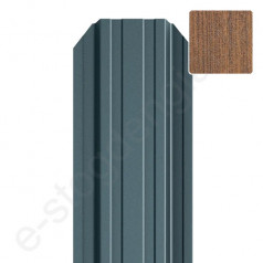 Metalinė tvoralentė Hanbud Standard 115 mm, 0,45 mm, dvipusė, Tamsus ąžuolas (NBW 73), m
