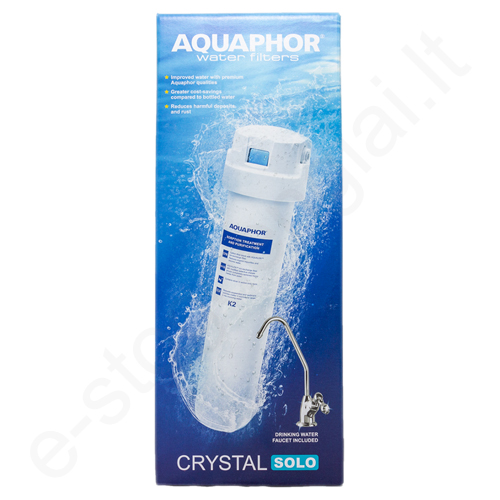 Aktyvintos anglies sistema Aquaphor Crystal Solo, klasikinis, kompl