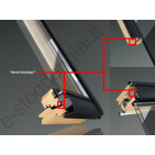 Stogo langas Velux GGU006621 55x118 INTEGRA PLUS, Elektrinis, Drėgmės, Šilumos izoliacija