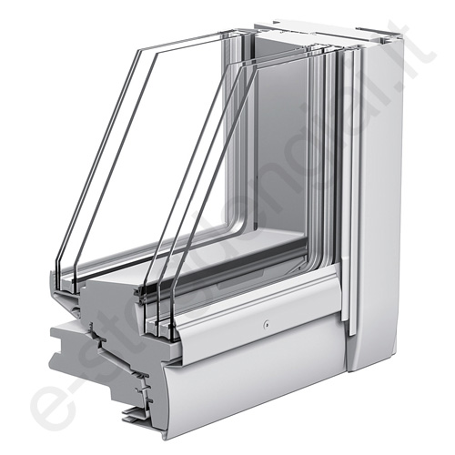 Stogo langas Velux GGU008230 78x98 Ypatingai ŠILTAS, PASYVUS, Uw=0,51