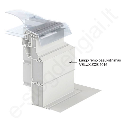 Lango rėmo paaukštinimas VELUX ZCE 1015 60x60 h=15 cm