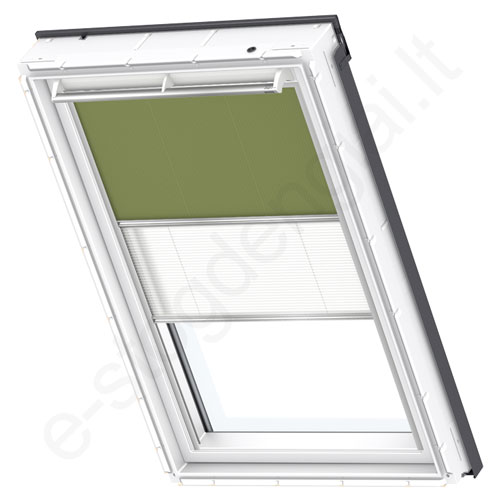 Velux tamsinanti klostuota DFD MK08 4567 Olive green stilius