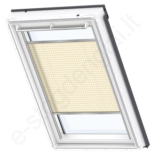 Velux klostuota užuolaidėlė FHL 810 1270 Sunny stripes stilius