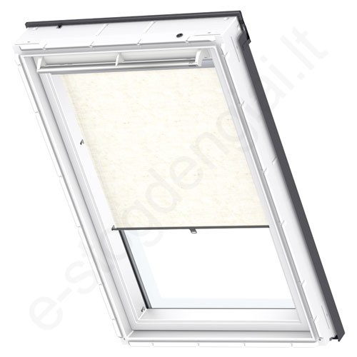 Velux ritininė užuolaidėlė RHL P04 4000 Natural standartas SU KABLIUKAIS