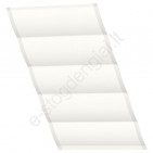 Velux romanetės ZHB U10 6501 Classic white papildomas audinys