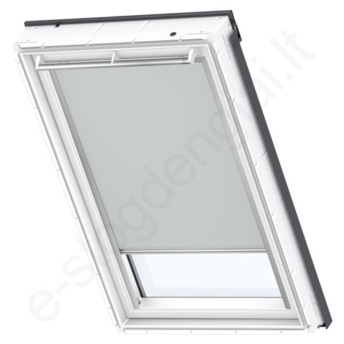 Velux tamsinanti užuolaidėlė DKL S08 1705 Light grey stilius