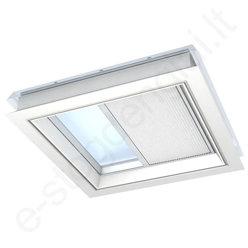 Velux FMG klostuota užuolaidėlė 120x120 1016 Balta elektrinė