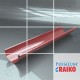 Latakas Raiko Premium 150/100 3m T.Rudas (Prelaq 444) plieninis, vnt