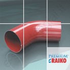 Lietvamzdžio viršutinė alkūnė Raiko Premium 125/90 Molio (Prelaq 742), vnt