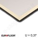 Recticel Eurofloor poliuretano plokštė grindims 1200x2500x60mm, 1vnt/3m²