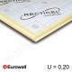 Recticel Eurowall poliuretano plokštė su išdroža stogui 1200x600x110mm, 1vnt/0,72m²