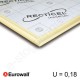 Recticel Eurowall poliuretano plokštė su išdroža sienoms 1200x600x120mm, 1vnt/0,72m²